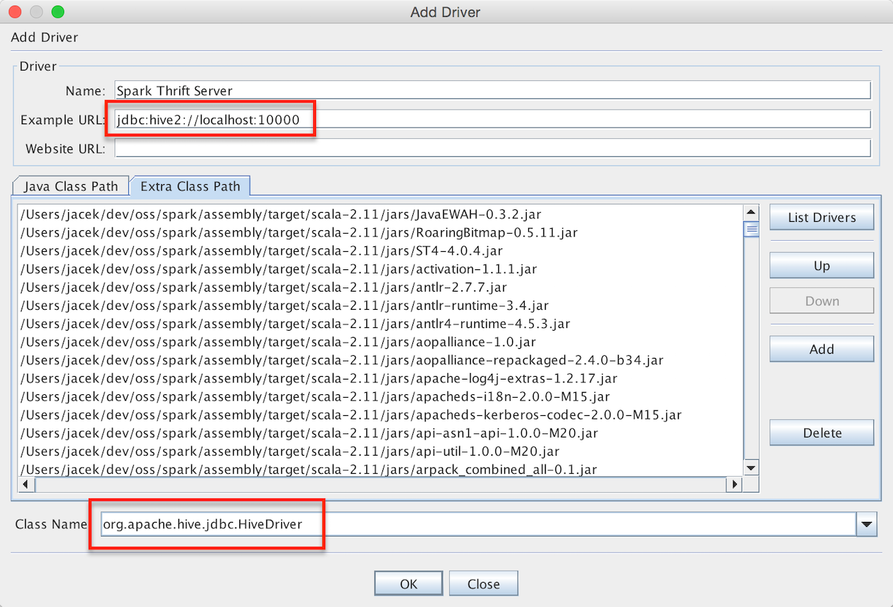 spark thriftserver squirrel adddriver.png